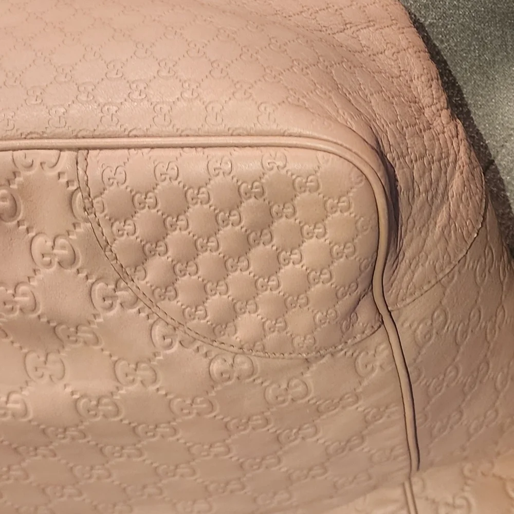 Gucci Blush Pink Embossed Tote - Picture 6 of 16